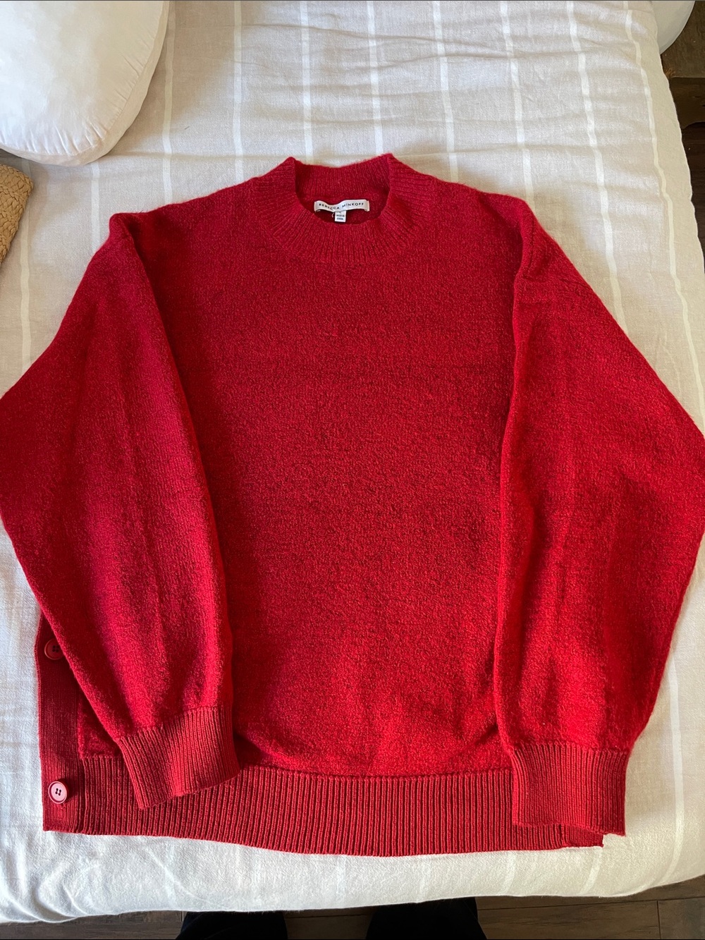 Women’s Red Mockneck Sweater by Rebecca Minkoff